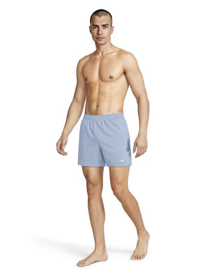 Nike Swim Breaker Essential Men's 5" Brief-Lined Volley Short - Hydrogen Blue