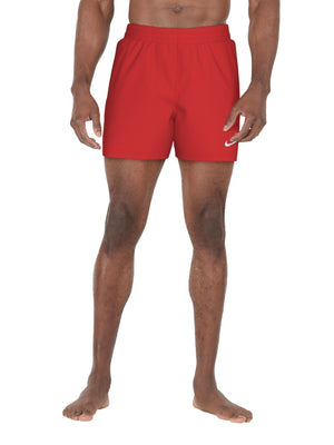 Nike Swim Breaker Essential Men's 5" Brief-Lined Volley Short - University Red