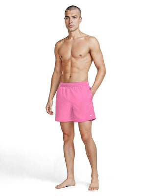 Nike Swim Breaker Essential Men's 5" Brief-Lined Volley Short - Pink Glow