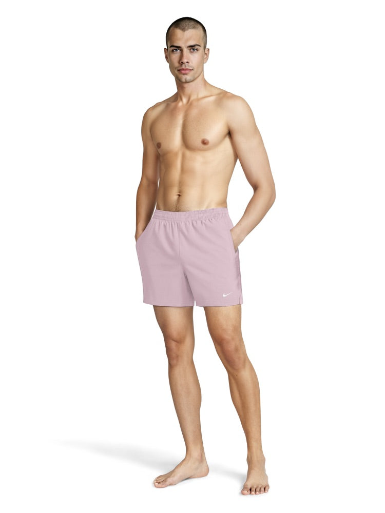 Nike Swim Breaker Essential Men's 5" Brief-Lined Volley Short - Pink Foam