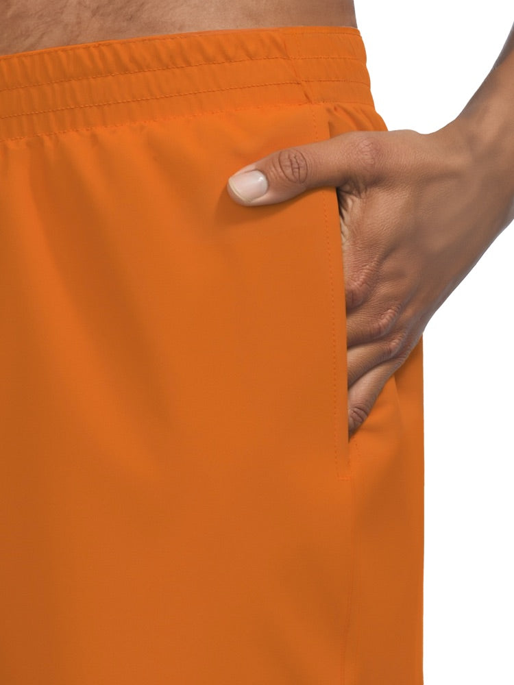 Nike Swim Breaker Essential Men's 5" Brief-Lined Volley Short - Bright Ceramic alternate image 2