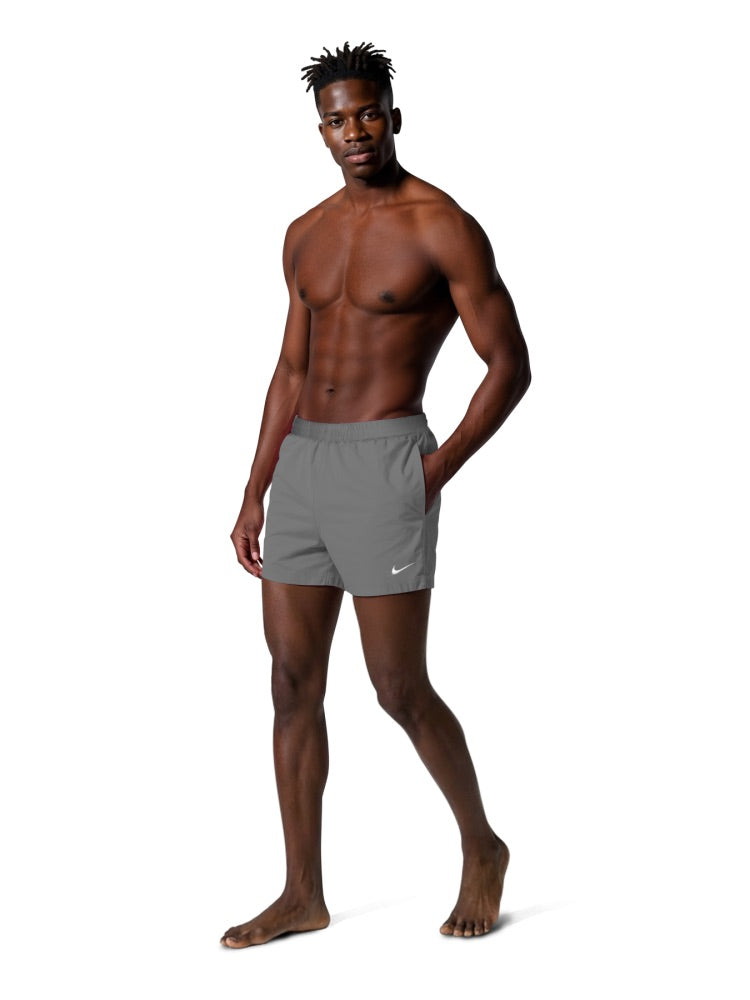Nike Swim Breaker Essential Men's 3" Brief-Lined Volley Short - Cool Grey