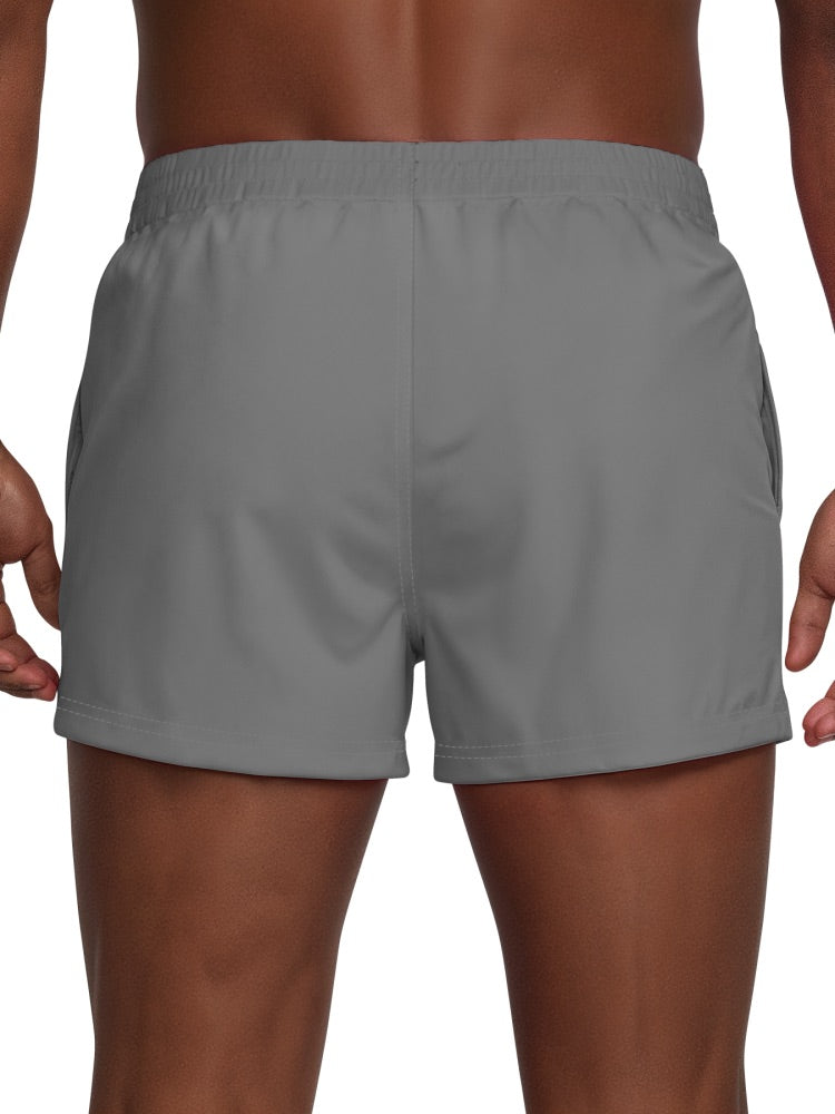 Nike Swim Breaker Essential Men's 3" Brief-Lined Volley Short - Cool Grey alternate image 3