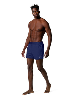 Nike Swim Breaker Essential Men's 3" Brief-Lined Volley Short - Midnight Navy