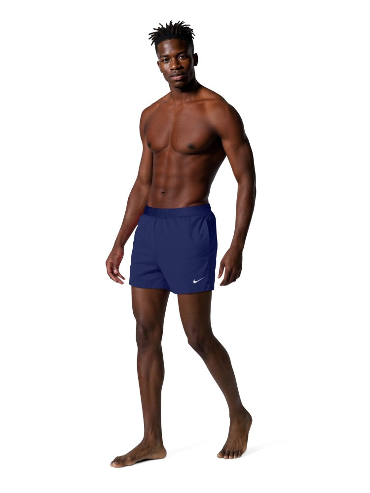 Nike Swim Breaker Essential Men's 3" Brief-Lined Volley Short - Midnight Navy