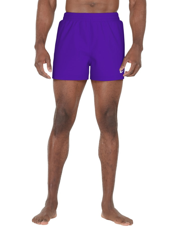 Nike Swim Breaker Essential Men's 3" Brief-Lined Volley Short - Court Purple