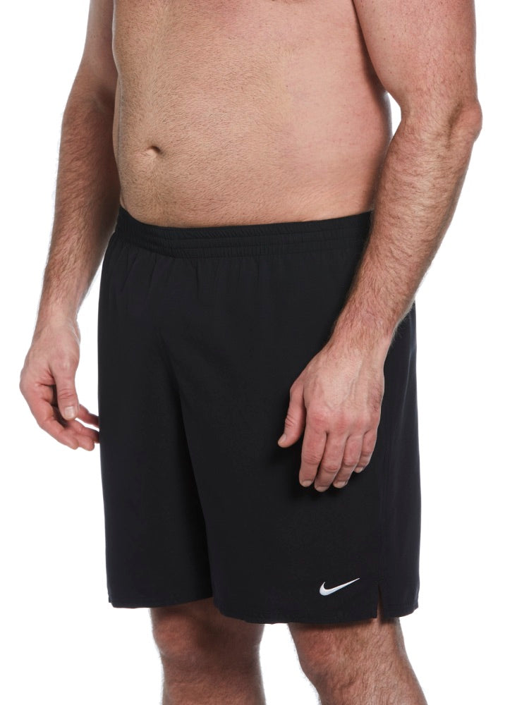 Nike Swim Breaker Essential Men's 9" Brief-Lined Volley Short (Big & Tall) - Black