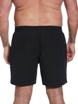 Nike Swim Breaker Essential Men's 7" Brief-Lined Volley Short (Big & Tall) - Black alternate image 1