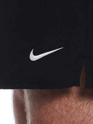 Nike Swim Breaker Essential Men's 7" Brief-Lined Volley Short (Big & Tall) - Black alternate image 2