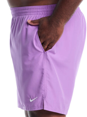 Nike Swim Breaker Essential Men's 7" Brief-Lined Volley Short (Big & Tall) - Bright Violet alternate image 4