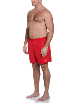 Nike Swim Breaker Essential Men's 7" Brief-Lined Volley Short (Big & Tall) - University Red alternate image 3