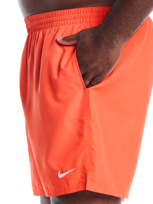 Nike Swim Breaker Essential Men's 7" Brief-Lined Volley Short (Big & Tall) - Turf Orange alternate image 4