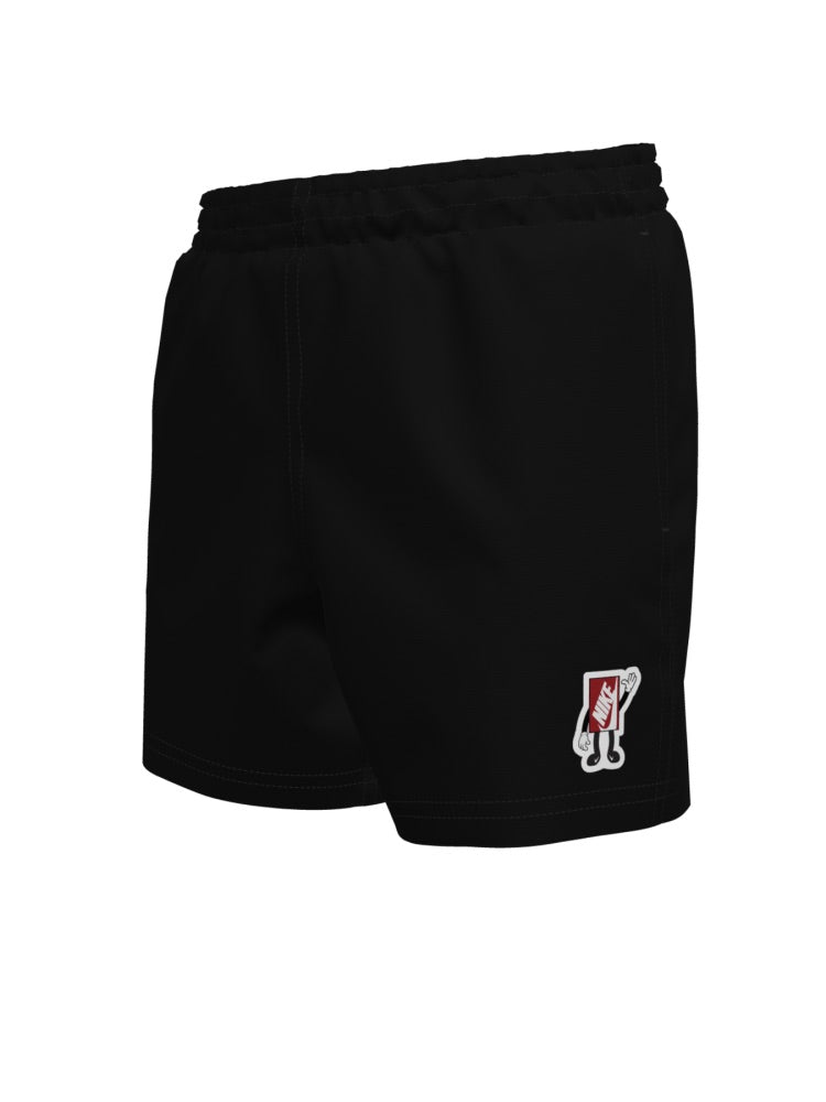 Nike Swim Breaker Big Kids' (Boys') 4" Brief-Lined Volley Short - Black