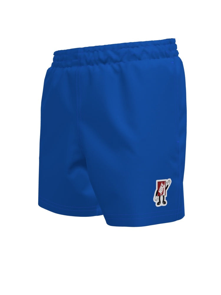 Nike Swim Breaker Big Kids' (Boys') 4" Brief-Lined Volley Short - Blue Crystal