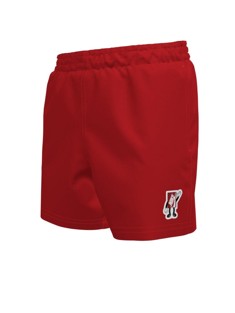 Nike Swim Breaker Big Kids' (Boys') 4" Brief-Lined Volley Short - University Red