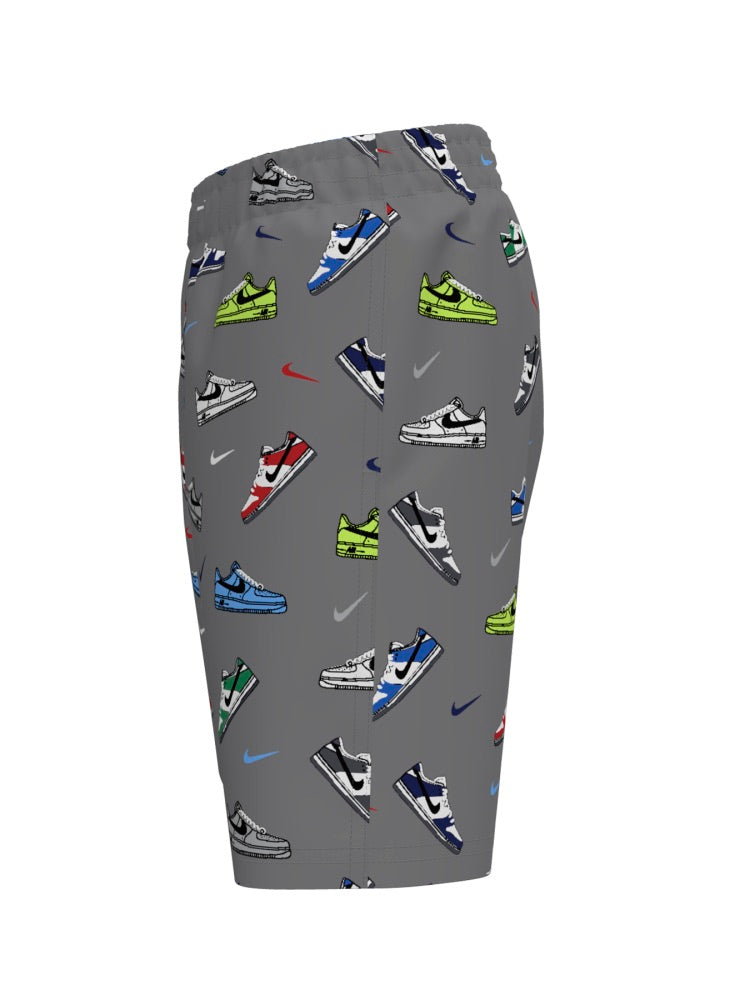 Nike Swim Breaker Big Kids' (Boys') 7" Brief-Lined Volley Short - Cool Grey alternate image 1