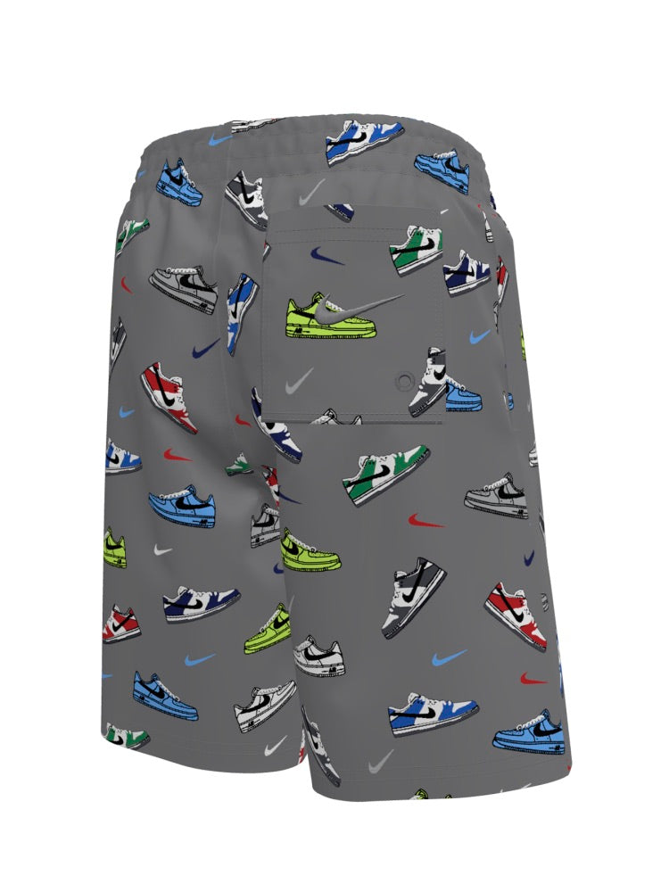 Nike Swim Breaker Big Kids' (Boys') 7" Brief-Lined Volley Short - Cool Grey alternate image 2