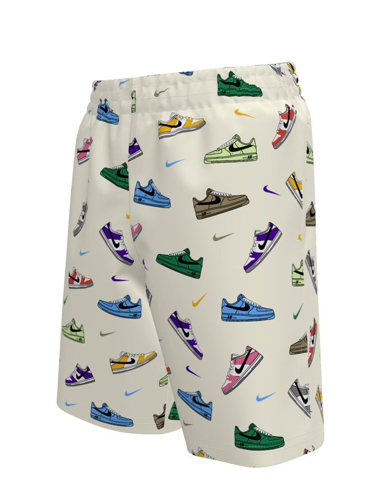 Nike Swim Breaker Big Kids' (Boys') 7" Brief-Lined Volley Short - Sail