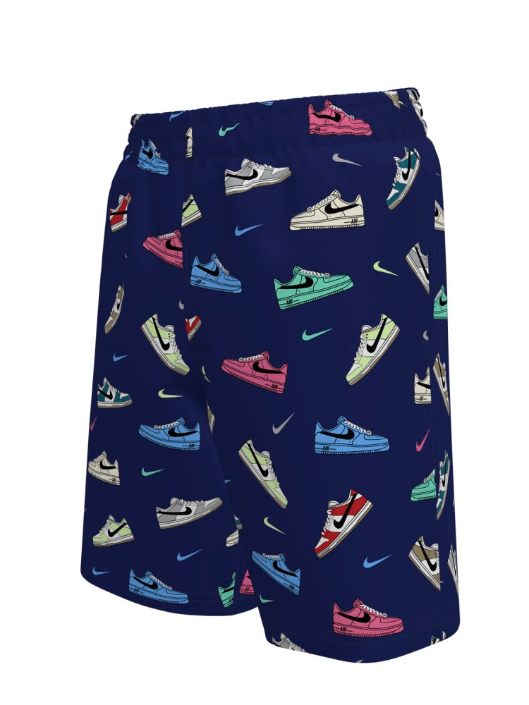 Nike Swim Breaker Big Kids' (Boys') 7" Brief-Lined Volley Short - Blue
