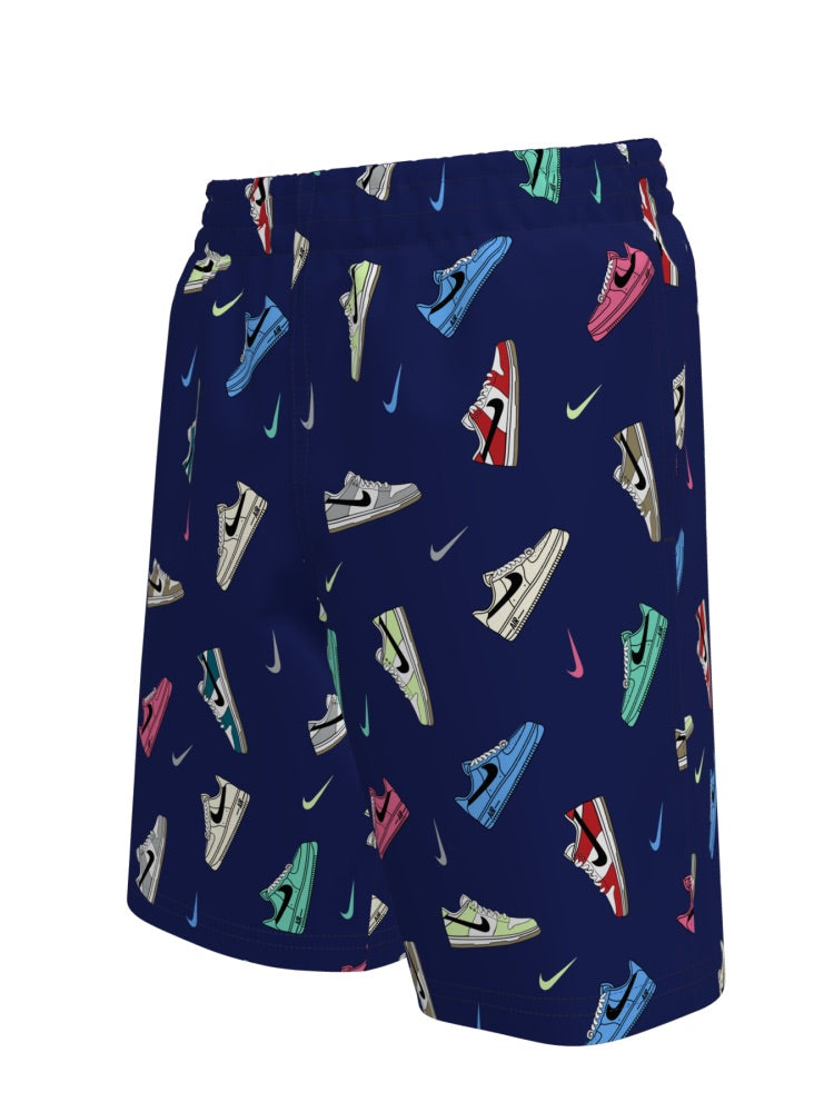 Nike Swim Breaker Big Kids' (Boys') 7" Brief-Lined Volley Short - Blue alternate image 3
