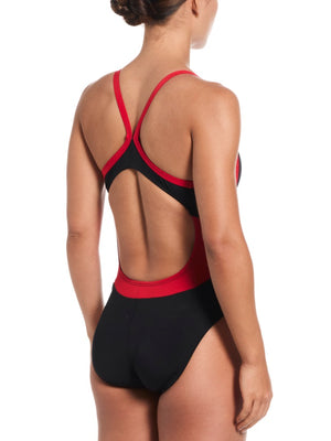 Nike Swim Hydrastrong Fly Women's Racerback One Piece - University Red alternate image 1