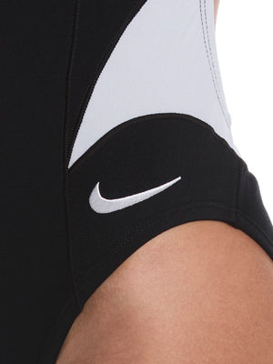 Nike Swim Hydrastrong Fly Women's Cutout One Piece - Black/White alternate image 2