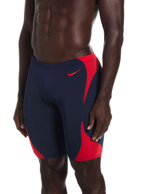Nike Swim Hydrastrong Fly Men's Jammer - University Red Midnight Navy