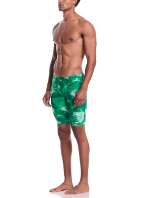 Nike Swim Watercolor Men's Jammer - Court Green alternate image 3