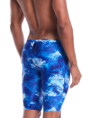 Nike Swim Watercolor Men's Jammer - Game Royal alternate image 1