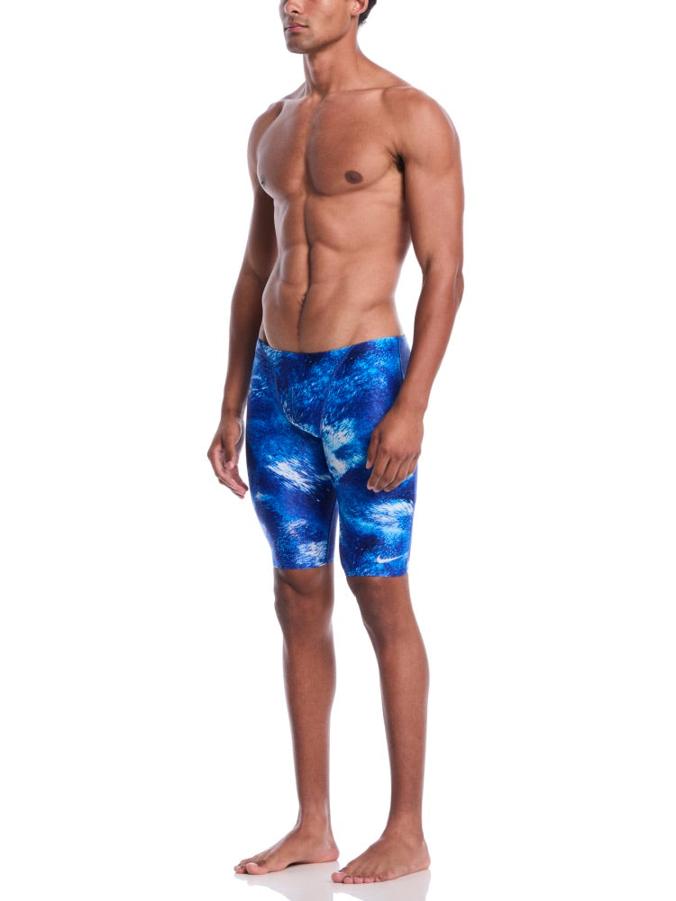 Nike Swim Watercolor Men's Jammer - Game Royal alternate image 3