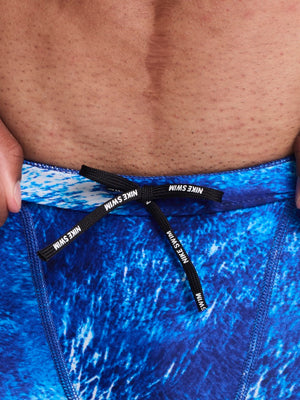 Nike Swim Watercolor Men's Jammer - Game Royal alternate image 4