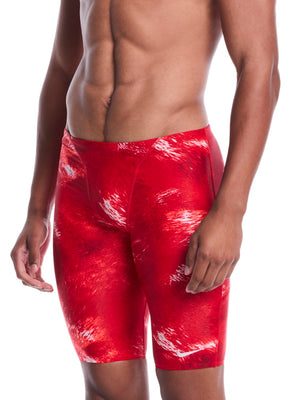 Nike Swim Watercolor Men's Jammer - University Red