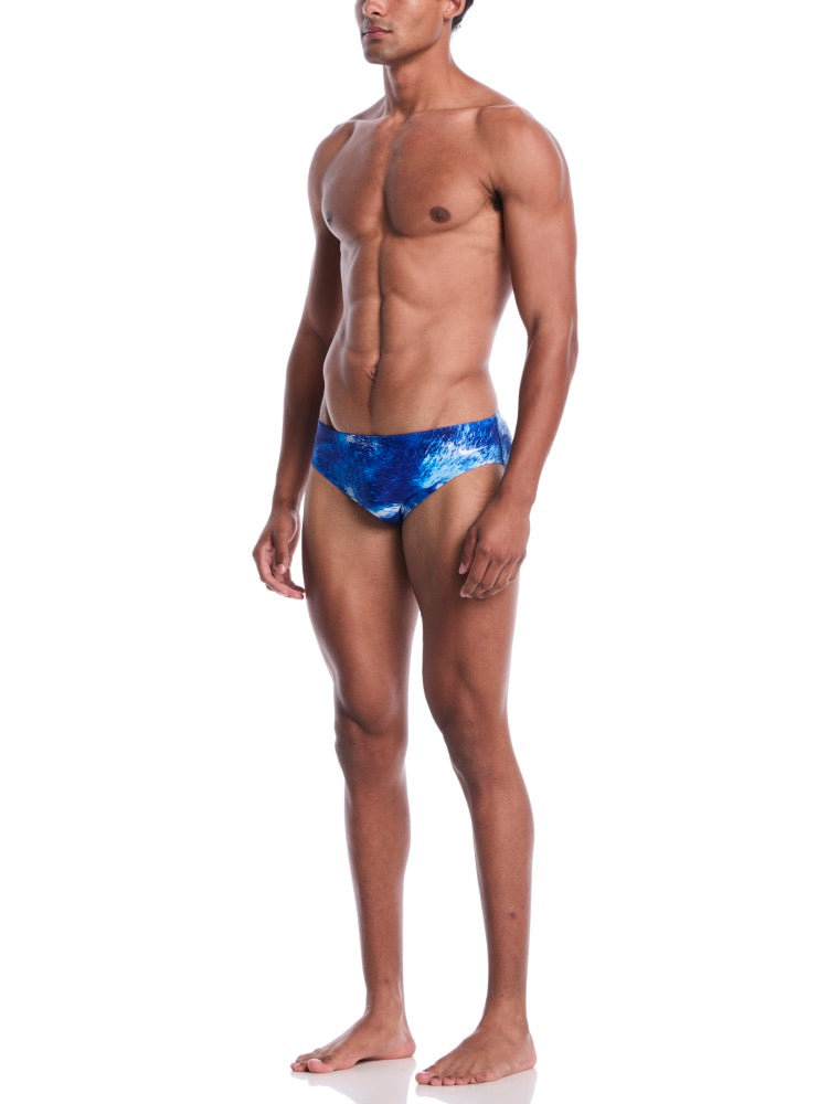 Nike Swim Watercolor Men's Brief - Game Royal alternate image 3
