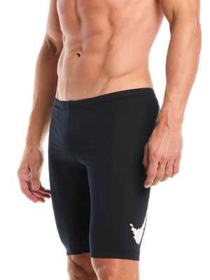 Nike Swim Men's Loose Fit Padded Jammer - Black/White