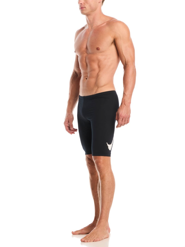 Nike Swim Men's Loose Fit Padded Jammer - Black/White alternate image 3