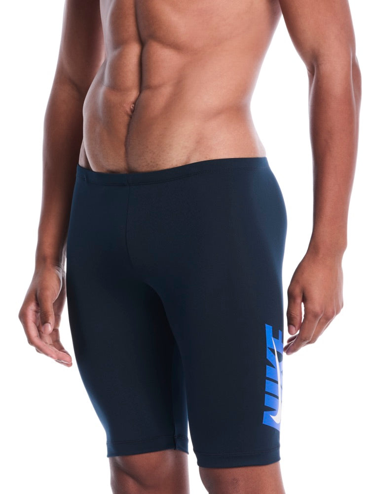 Nike Swim Men's Loose Fit Padded Jammer - Dark Obsidian