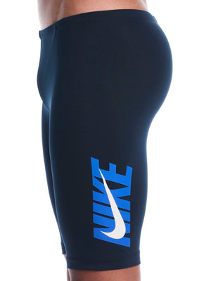 Nike Swim Men's Loose Fit Padded Jammer - Dark Obsidian alternate image 2