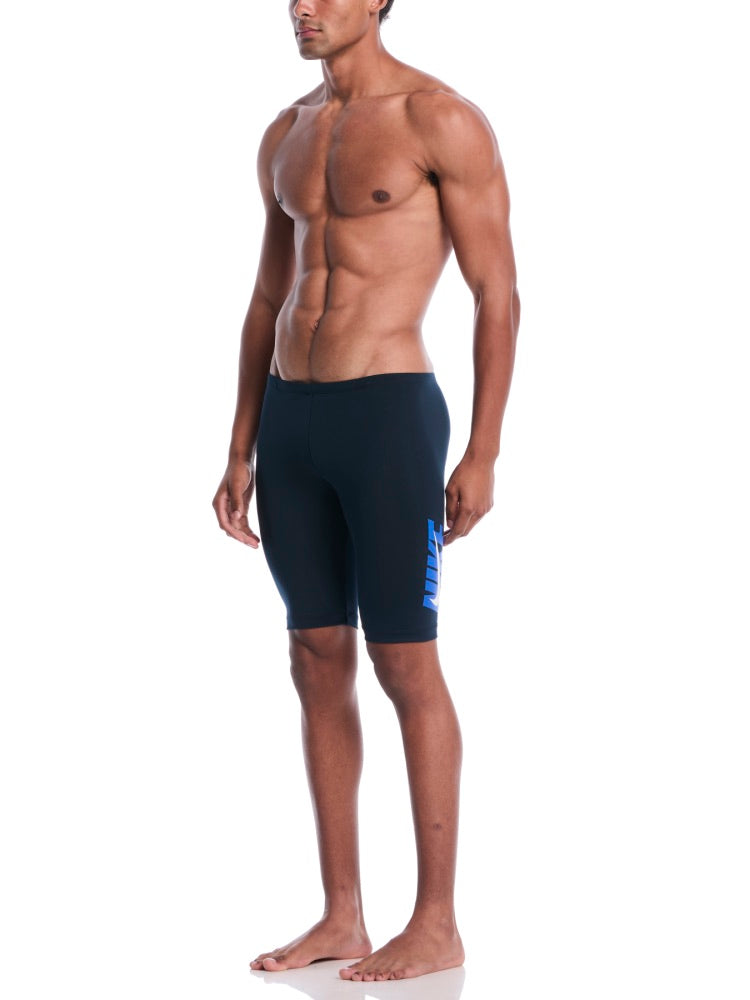 Nike Swim Men's Loose Fit Padded Jammer - Dark Obsidian alternate image 3