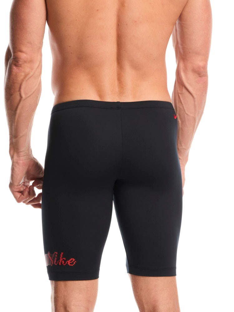 Nike Swim Men's Loose Fit Padded Jammer - Red alternate image 1