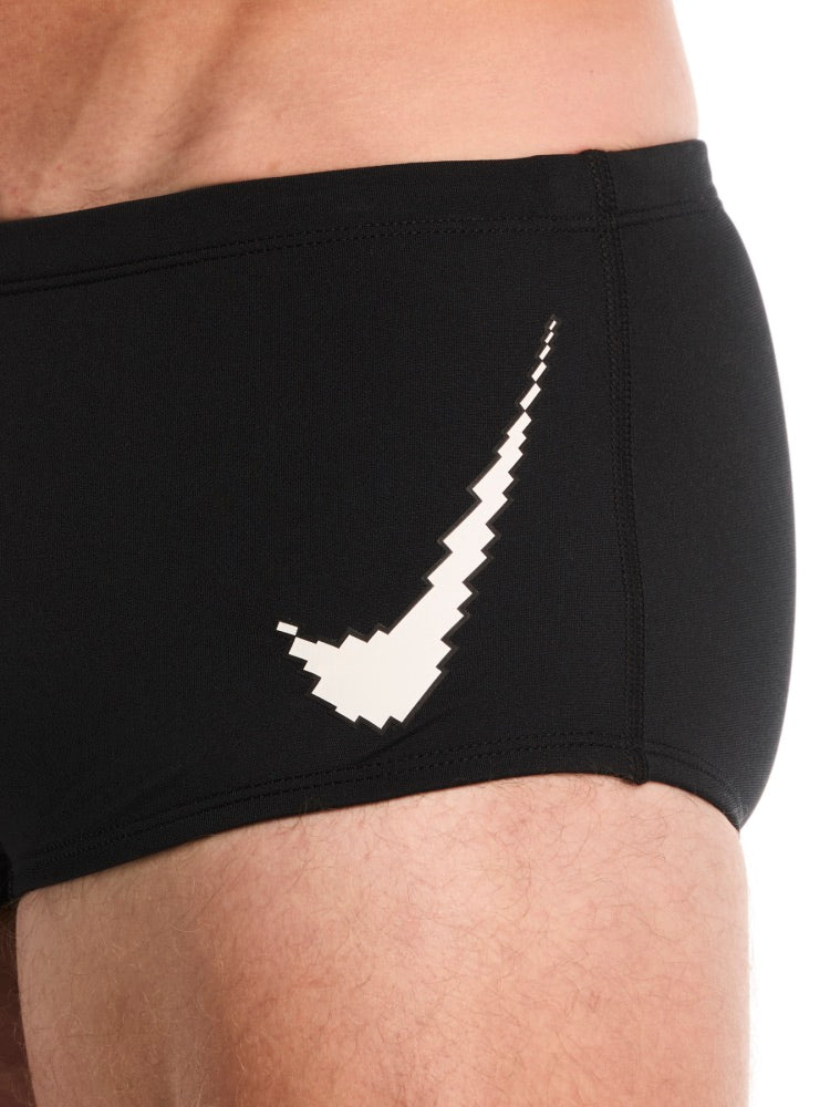 Nike Swim Hydrastrong Men's Square Leg Brief - Black/White alternate image 2