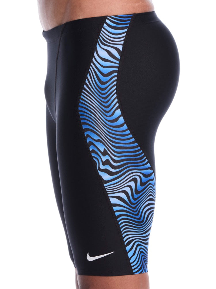 Nike Swim Hydrastrong Water Stripe Men's Jammer - Game Royal alternate image 2