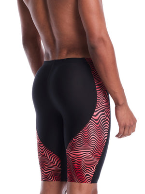Nike Swim Hydrastrong Water Stripe Men's Jammer - University Red alternate image 1