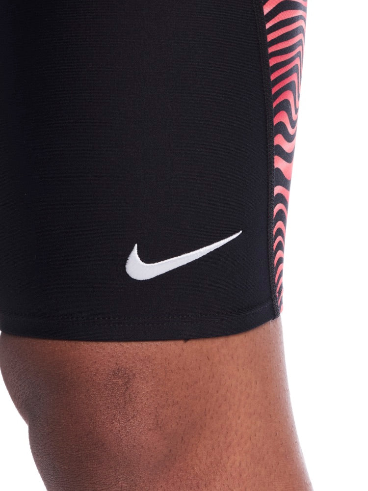 Nike Swim Hydrastrong Water Stripe Men's Jammer - University Red alternate image 2