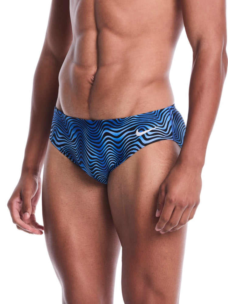 Nike Swim Hydrastrong Water Stripe Men's Brief - Game Royal