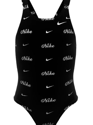 Nike Swim Hydrastrong Big Kids' (Girls') Fastback One Piece - Jet Black alternate image 2