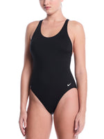 Nike Swim Effortless Essential Women's Scoop Neck One Piece - Black