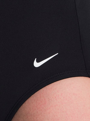 Nike Swim Effortless Essential Women's Scoop Neck One Piece - Black alternate image 2