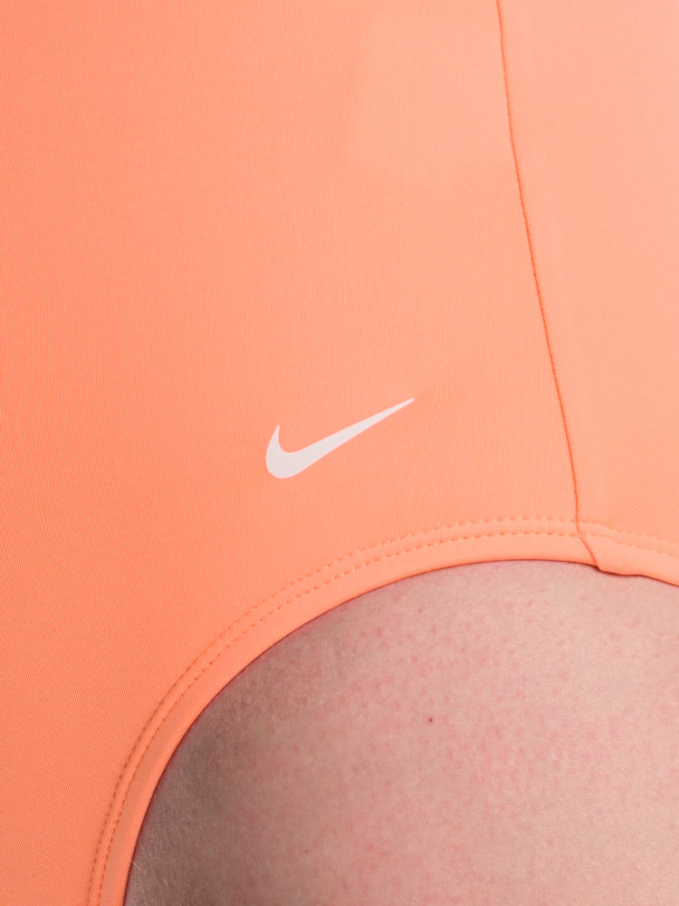 Nike Swim Effortless Essential Women's Scoop Neck One Piece - Orange Pulse alternate image 2