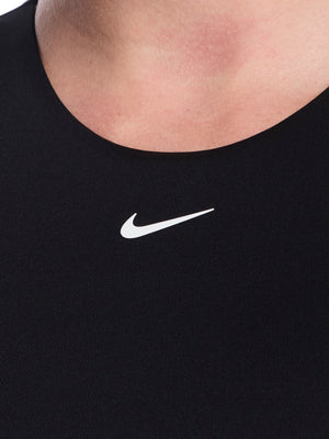 Nike Swim Women's Cropped Swim Top - Black alternate image 2