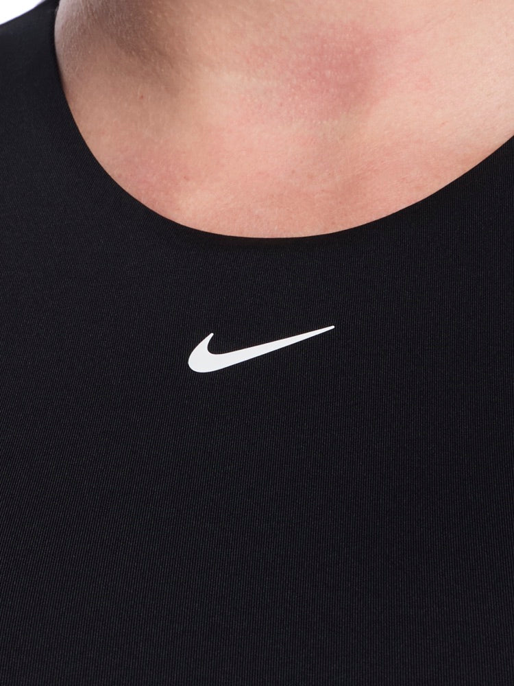 Nike Swim Women's Cropped Swim Top - Black alternate image 2